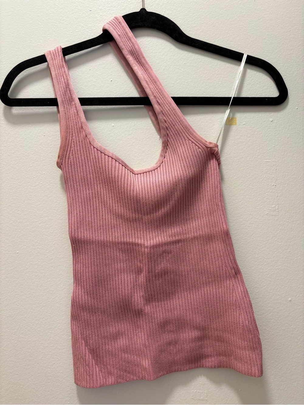 Zimmermann Dusty Pink Ribbed Tank Top
